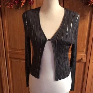 Grey cardi with bling
